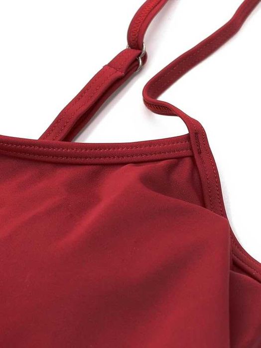 Damski strój kąpielowy tankini 2-częściowy M falbanki