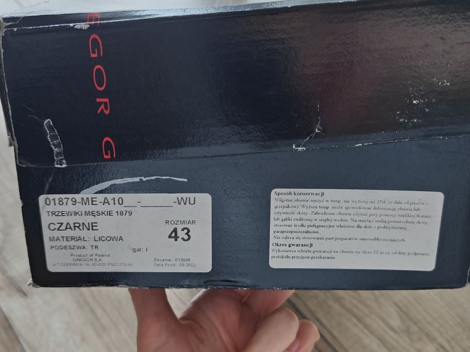 Nowe buty George skórzane 43