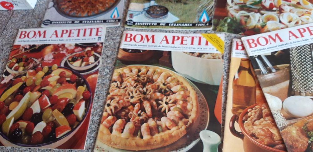 Conjunto de 10 Revistas Antigas Bom Apetite