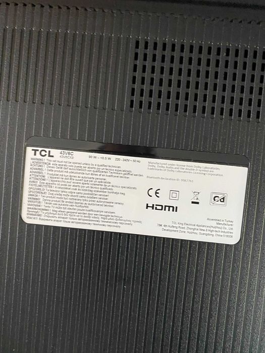 moduł Wi-Fi Bluetooth odbiornik IR włącznik TCL WCT2VM2501 WKCT16