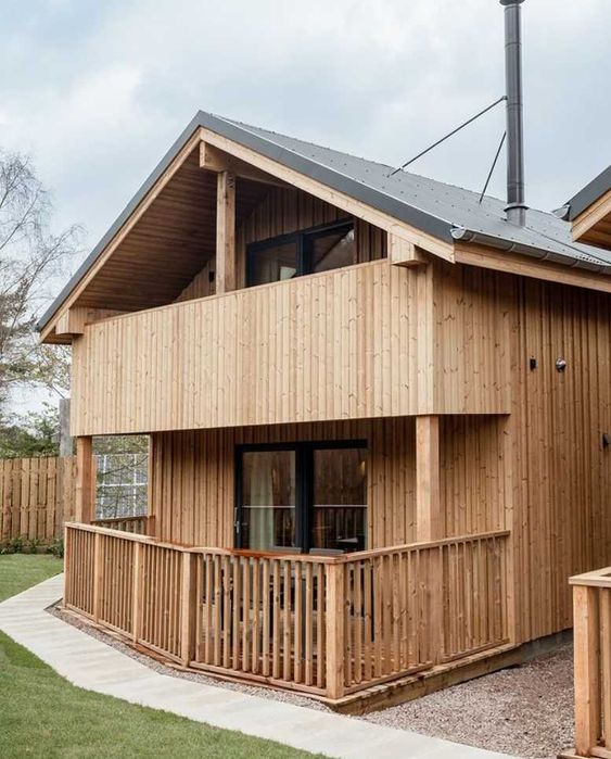 Thermo Sosna deska elewacyjna 19x140 kl AB profil "UTS+"