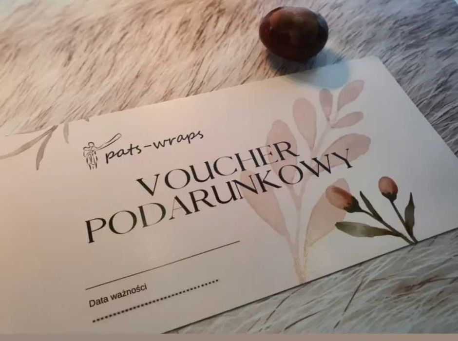 Voucher, karta, bon na konsultację chustonoszenia Babyshower/prezent