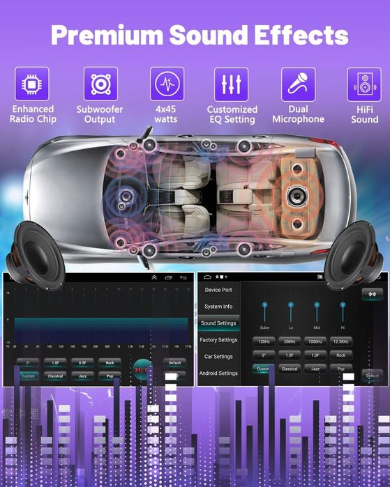 Rádio Fiat Panda 2013 a 2020 android 14 6,2" Carplay GPS 2/32GB NOVO