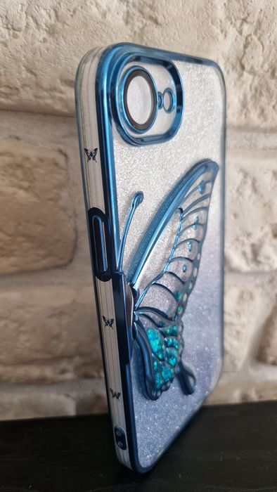 Tel Protect Butterfly Water Case do Iphone 17e/16e niebieski