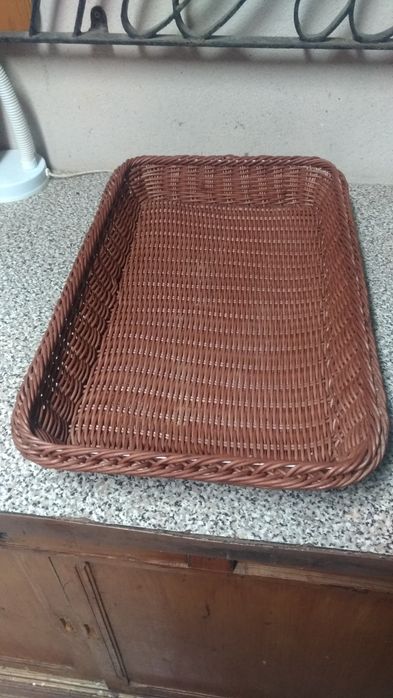 Cesto Retangular Castanho