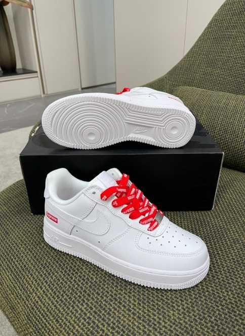 Nike Air Force 1 Low Supreme White R.45