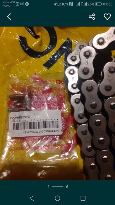 Corrente Orings nova