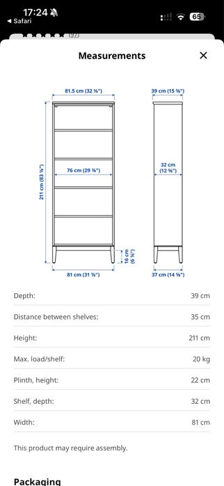 estante idanas ikea