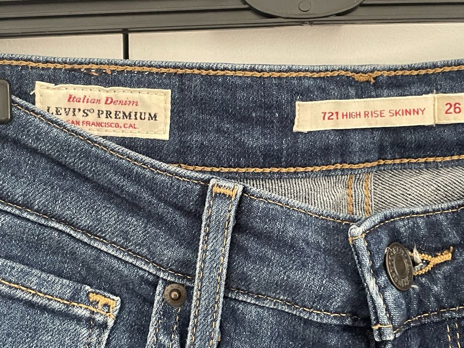 Nowe Levi’s 721 wysoki stan jeansy
