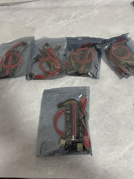 Rizer райзер bitcoin Crypto currency mining, разъем на 6 пин