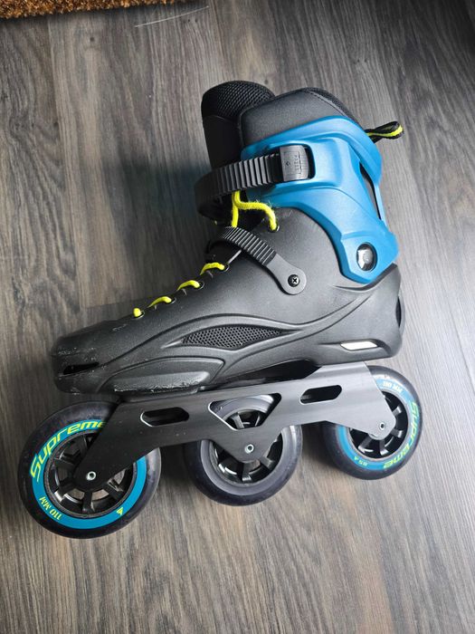 Rolki Rollerblade RB 110 3WD - Czarno/Niebieskie – stan BDB |44,5/29cm