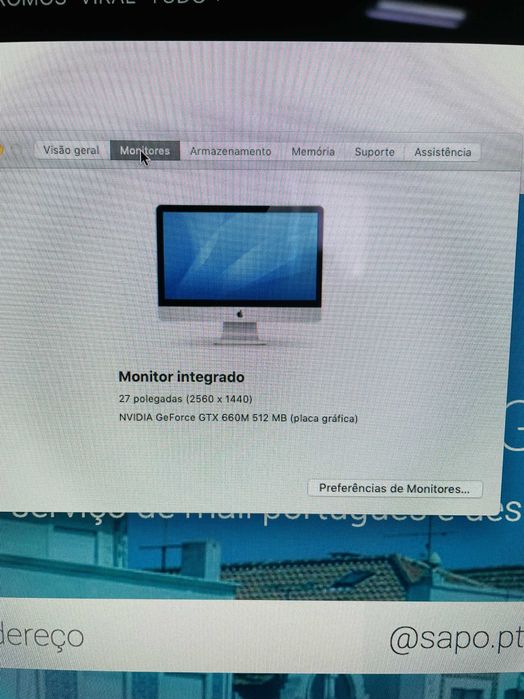 Apple Imac 27" de 2012