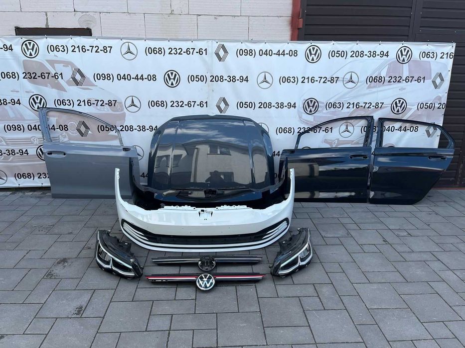 Авторозборка Golf 8 капот бампер решітка двері фари GTI