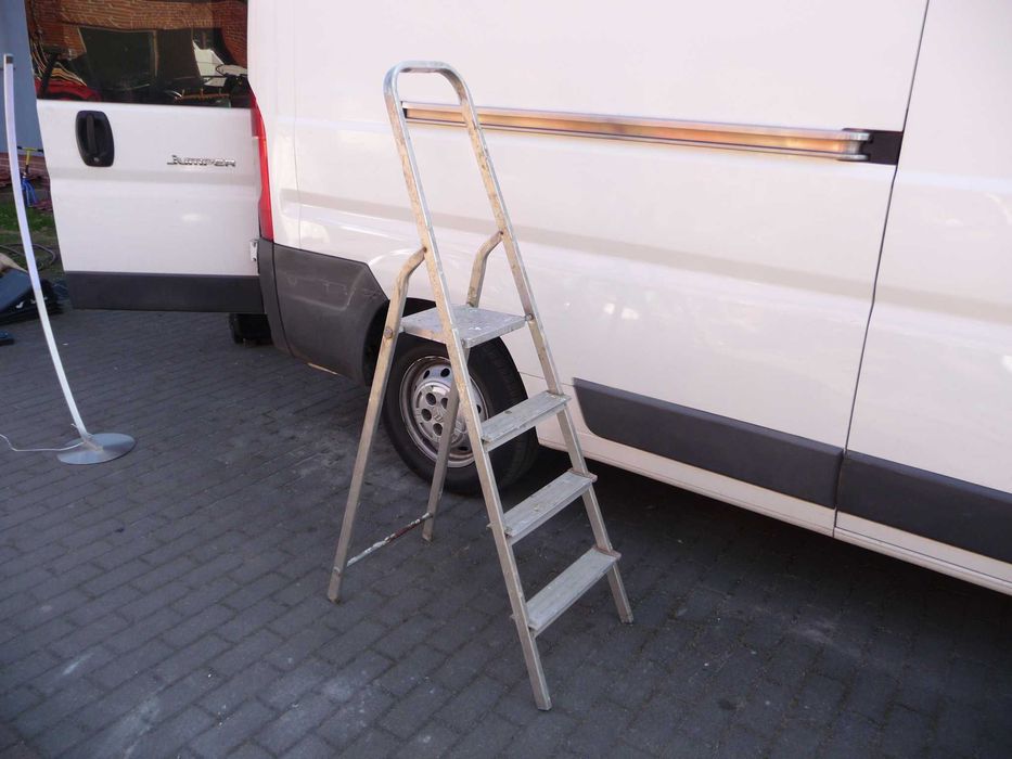 Drabina aluminiowa 4 schodki 158cm.