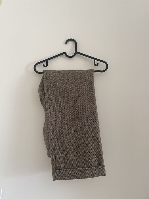 Fato integral castanho com brilhos