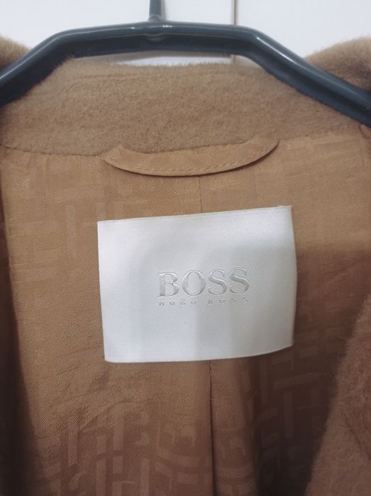 Пальто із альпаки і вовни Hugo boss