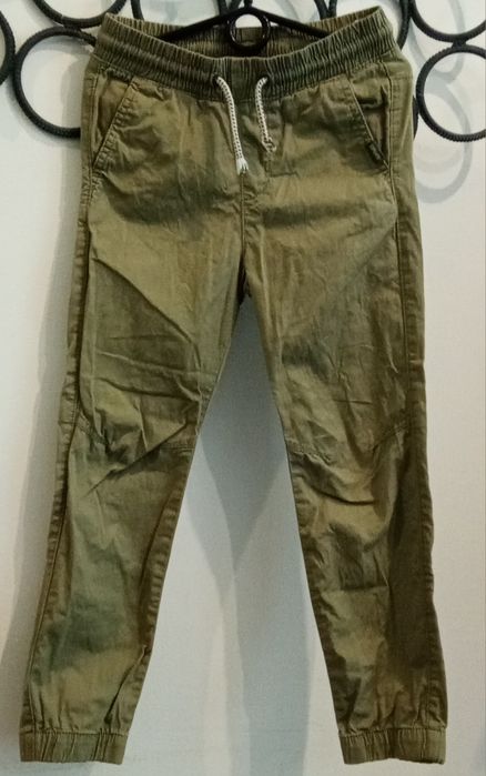 Spodnie H&M rozmiar 122 bawełna