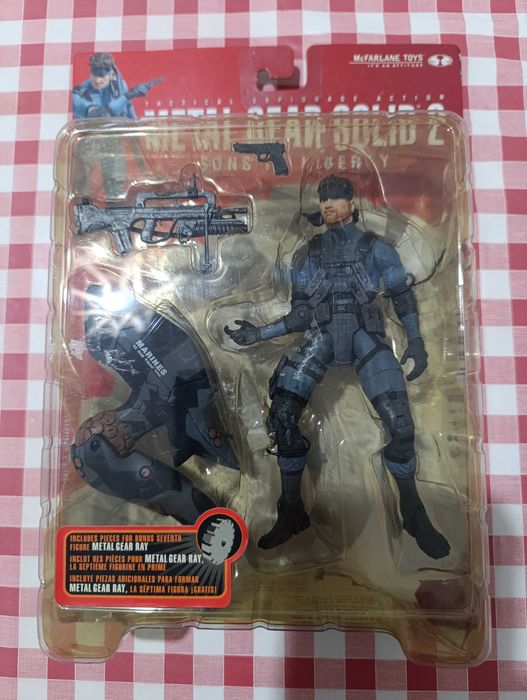 MacFarlane Toys figuras SPAWN, Metal Gear Solid, Soul Calibur