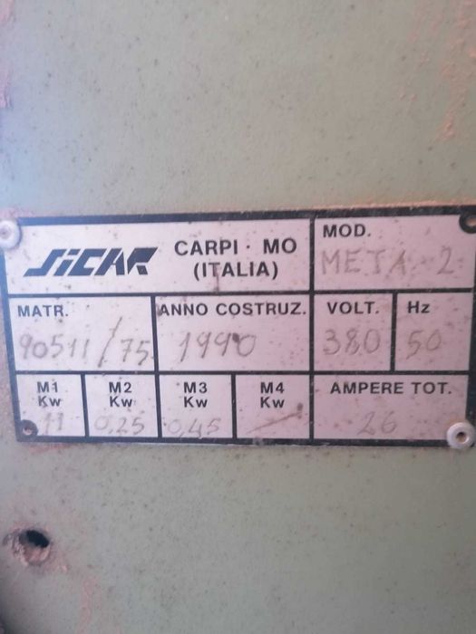 Lixadeira Calibradora