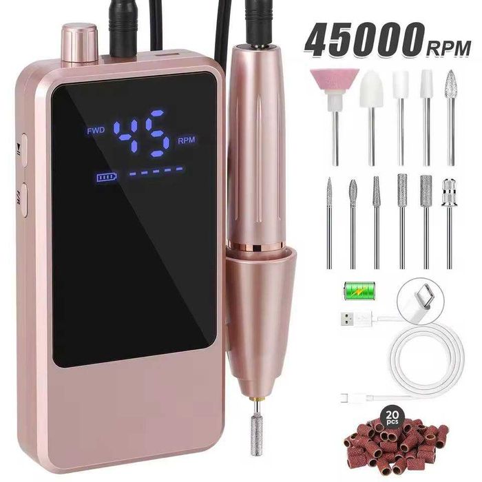 broca rosa portatl 45mil rpm