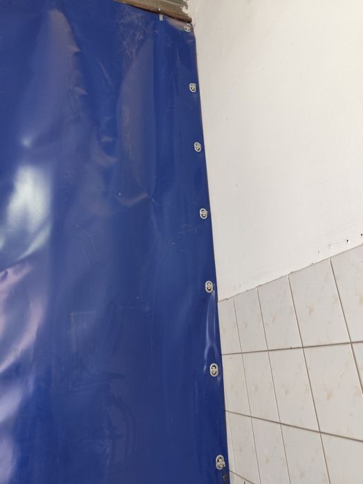 Plandeka dzieląca hal,garaz