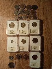 Stare monety z PRL w gradingu i świat