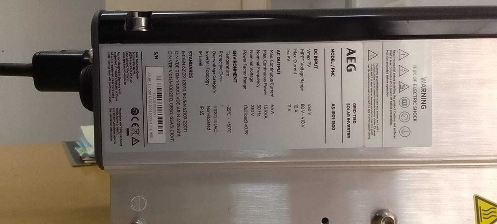 AEG AS-IR01-1500 Inverter64171721933826122