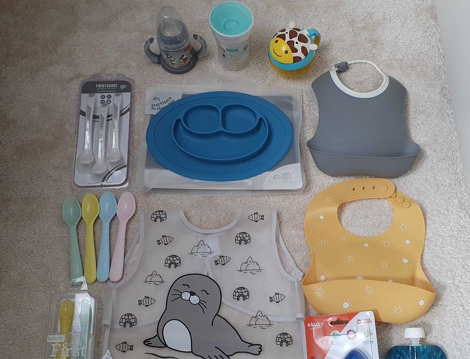 Duży zestaw do rozszerzania Diety Twistshake, Skip Hop, Nuk, Spuni