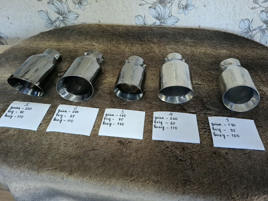 Насадки на глушители декаративние