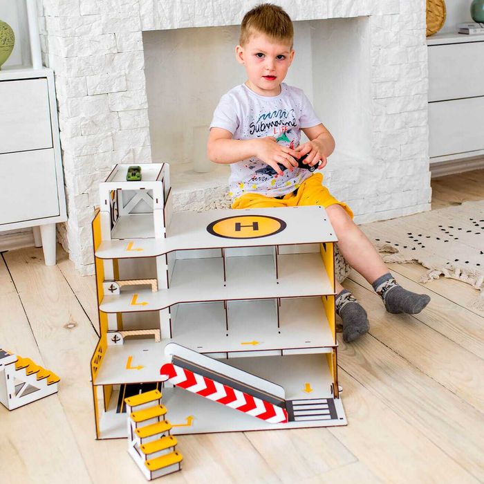 Дитячий гараж для машинок паркінг парковка конструктор hot wheels