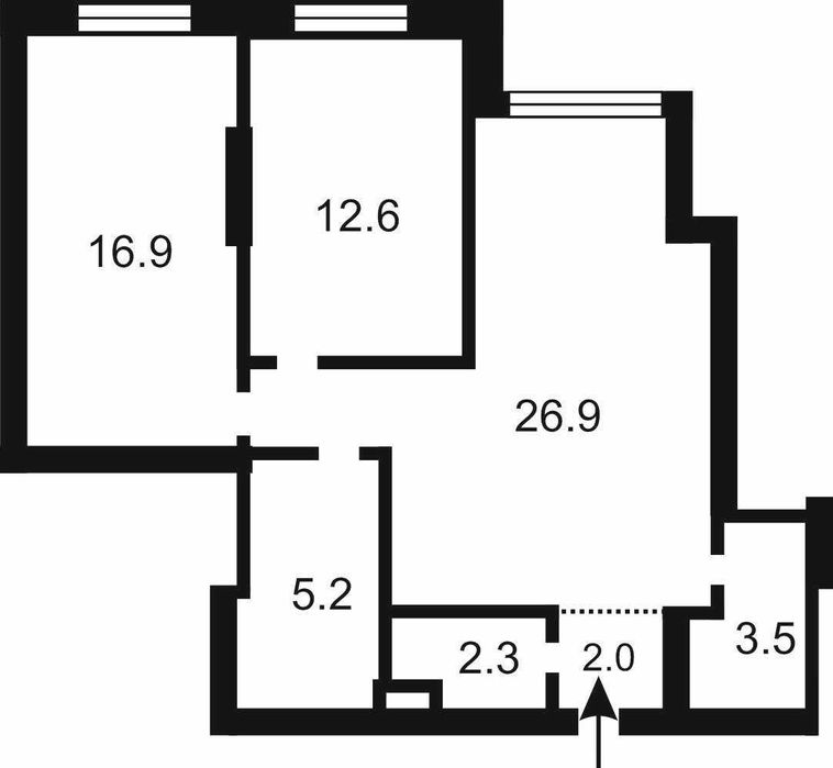 2-кімнатна квартира за адресою вул. Дегтярівська (площа 69,4 м²) - Atlanta.ua - фото 18
