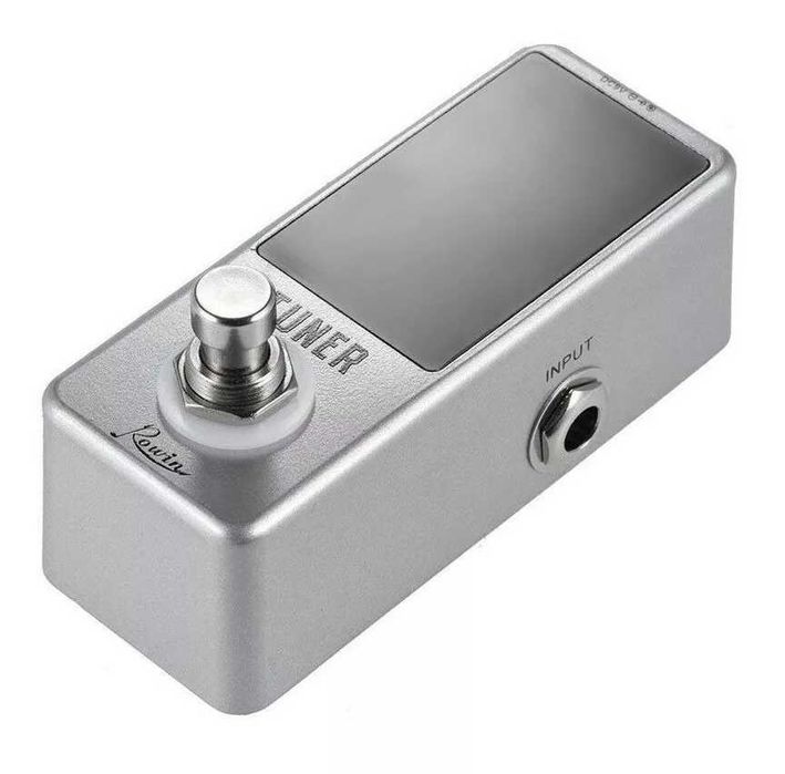 Pedal afinador cromático + fonte de alimentação - NOVO nunca usado