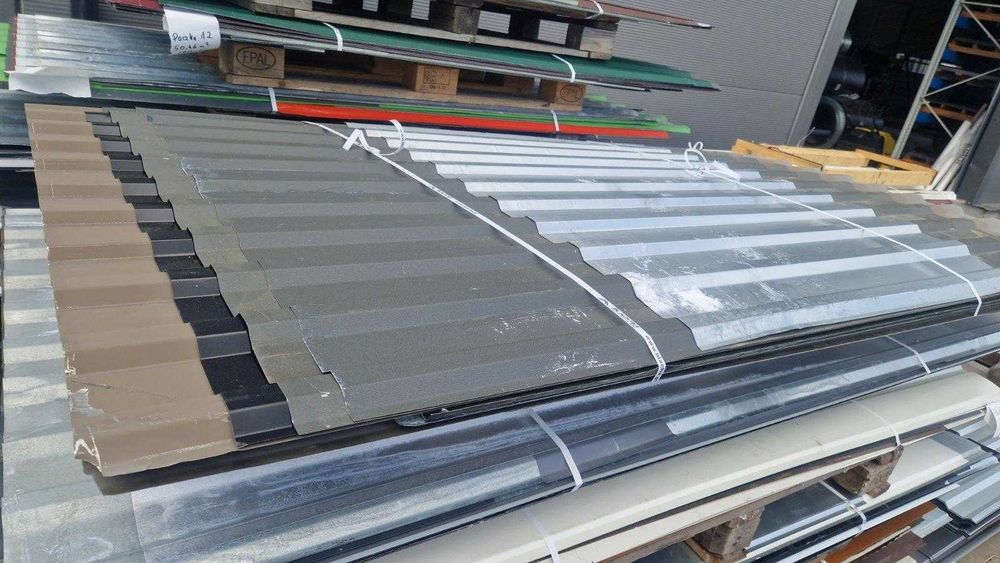 blacha trapezowa - końcówki produkcji