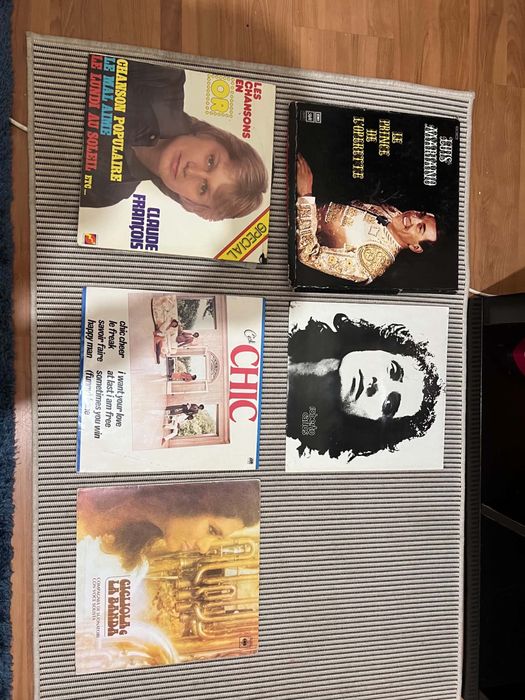 Discos vinil 100 pequenos/ grandes