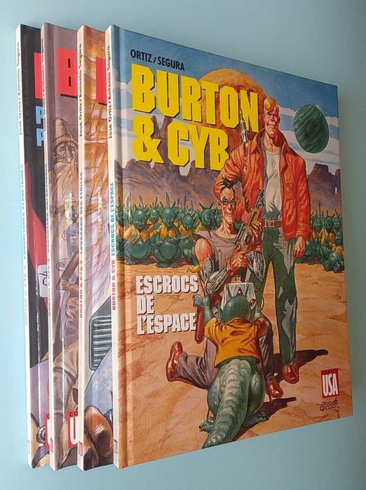 BURTON & CYB - por Ortiz & Segura - Col. completa 4 volumes em francês
