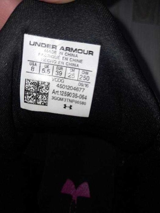 Хайтопы кроссовки under armour