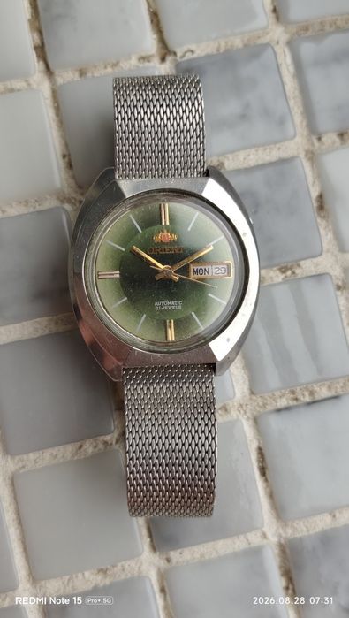 Часы Orient. 1980 г. Обслужены. Точный ход.