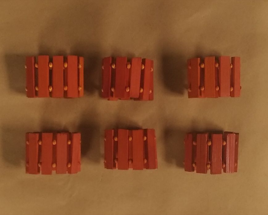 Conjunto 6 Aneis Guardanapos