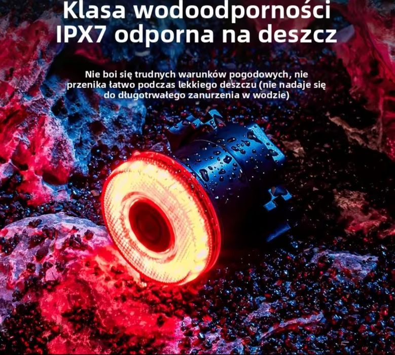 Tylna lampka rowerowa Rockbros