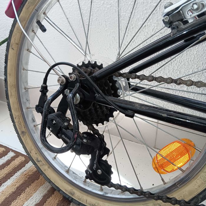 Bicicleta BTT criança côr BLACK&PINK dos 3 aos 12anos