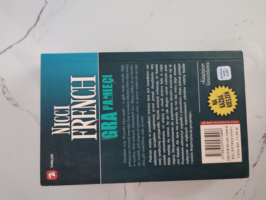 Książka Gra pamięci