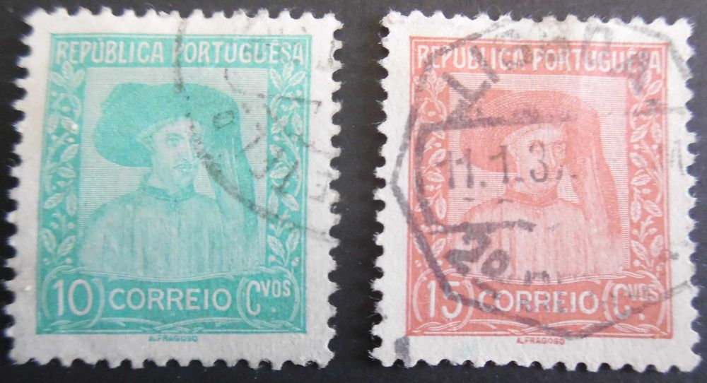 Selos Portugal 1935- Infante D. Henrique usados série Completa