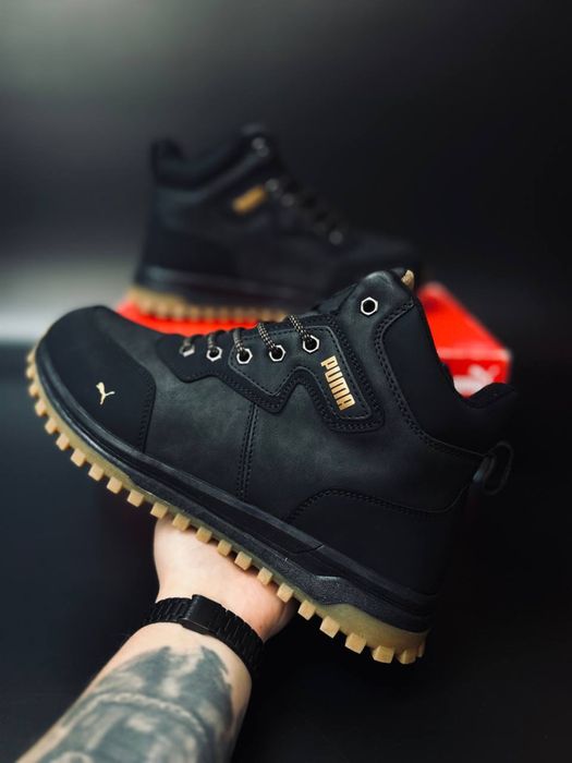 Мужские кросовки puma чорні зимние кросівки чоловічі пума зимові