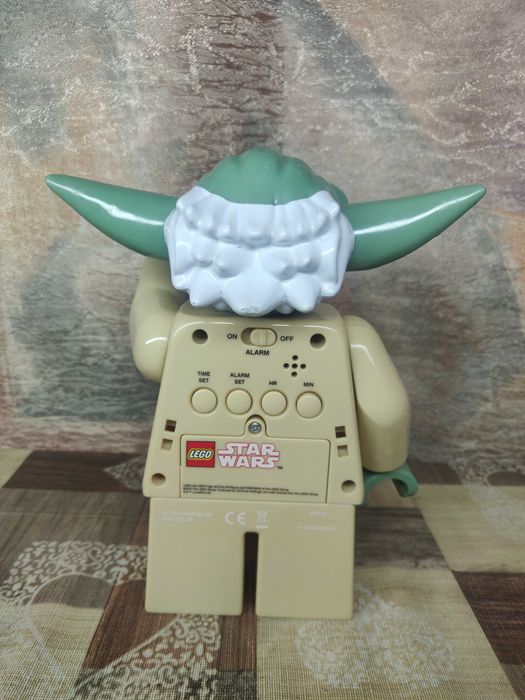 Часы, будильник Йода Yoda LEGO Star Wars.