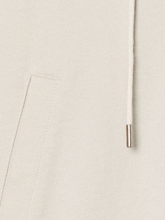 Світло-сіра толстовка на блискавці з написами