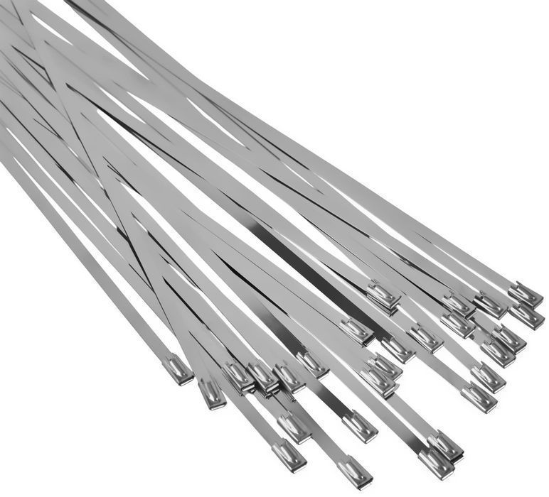 Opaski zaciskowe stalowe/metalowe 4,6 x 300 100el. kd10864 Kraft Dele
