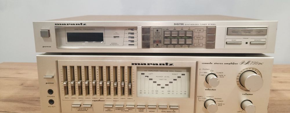 Marantz PM 750 DC + tuner ST 530L wzmacniacz stereo z EQ