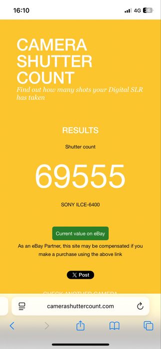 Sony A6400 + cage smallrig+ 3 Baterias Extra