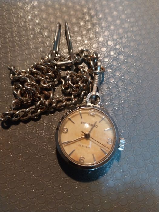 Relogio corda de bolso impecavel