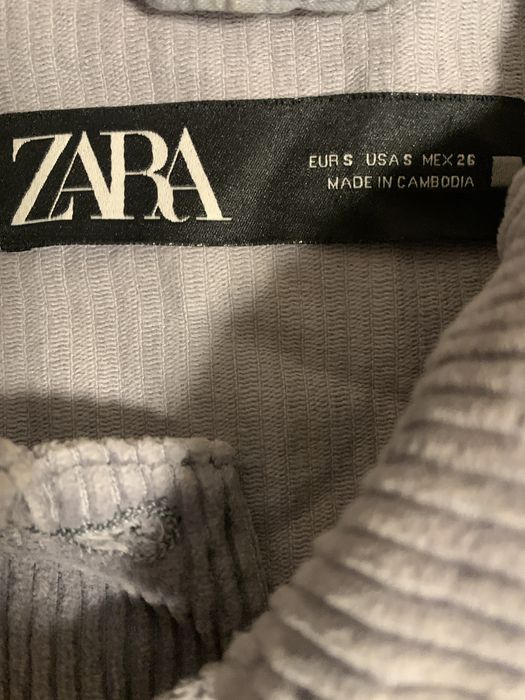 Сорочка вельвет Zara